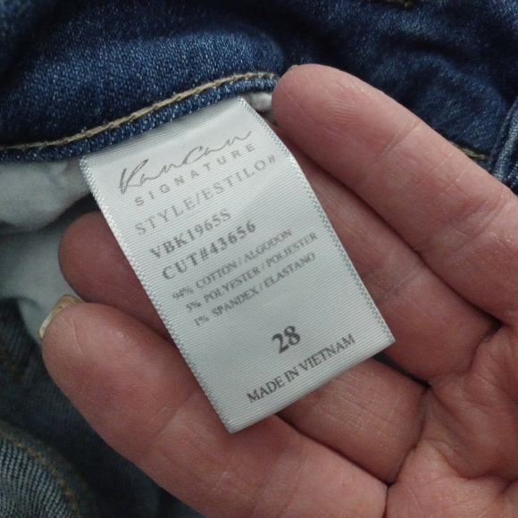 KanCan Signature Mid Rise Skinny Distressed Jeans Sz 28 - Picture 6 of 6